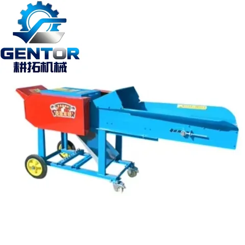 Electric chaff cutter rated at 3 kW for chopping hay and straw into silage