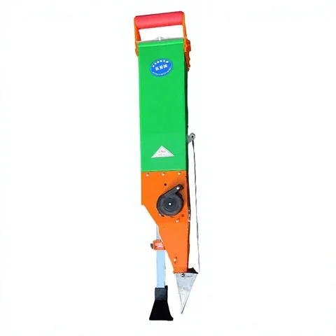 Handheld single barrel press seeder with adjustable PP duckbill and 4 kg seed barrel